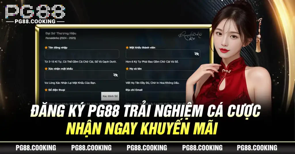 Đăng Ký PG88 - Trải Nghiệm Cá Cược Nhận Ngay Khuyến Mãi  