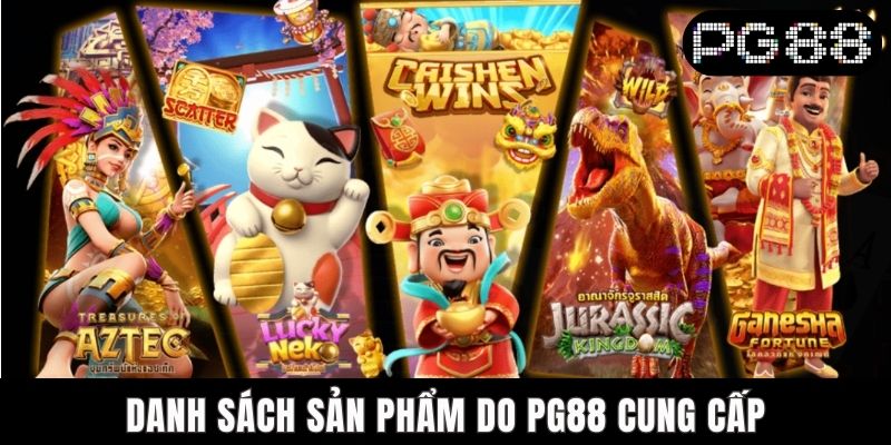 Danh sách sản phẩm do PG88 cung cấp