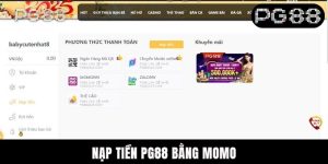Nạp Tiền PG88 Bằng Momo - Hướng Dẫn Cho Tay Chơi Nhập Môn